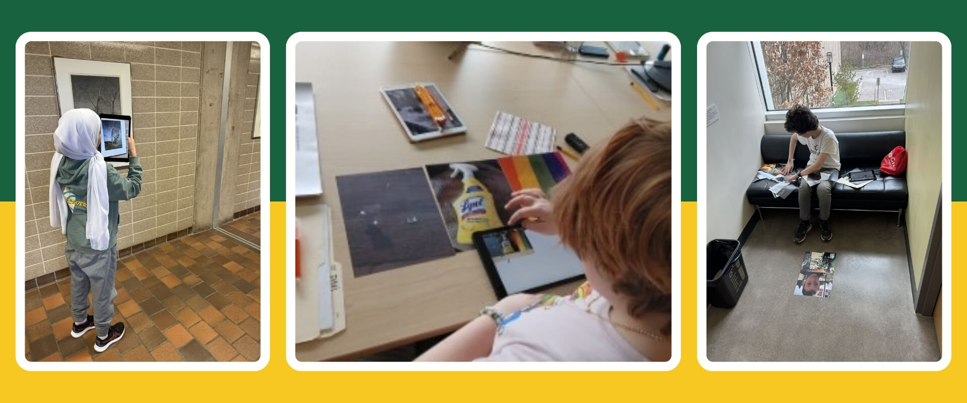 Photos of children as research collaborators in a CLICK project