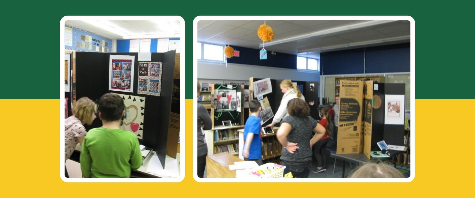 Children and educators collaborating in a classroom setting.